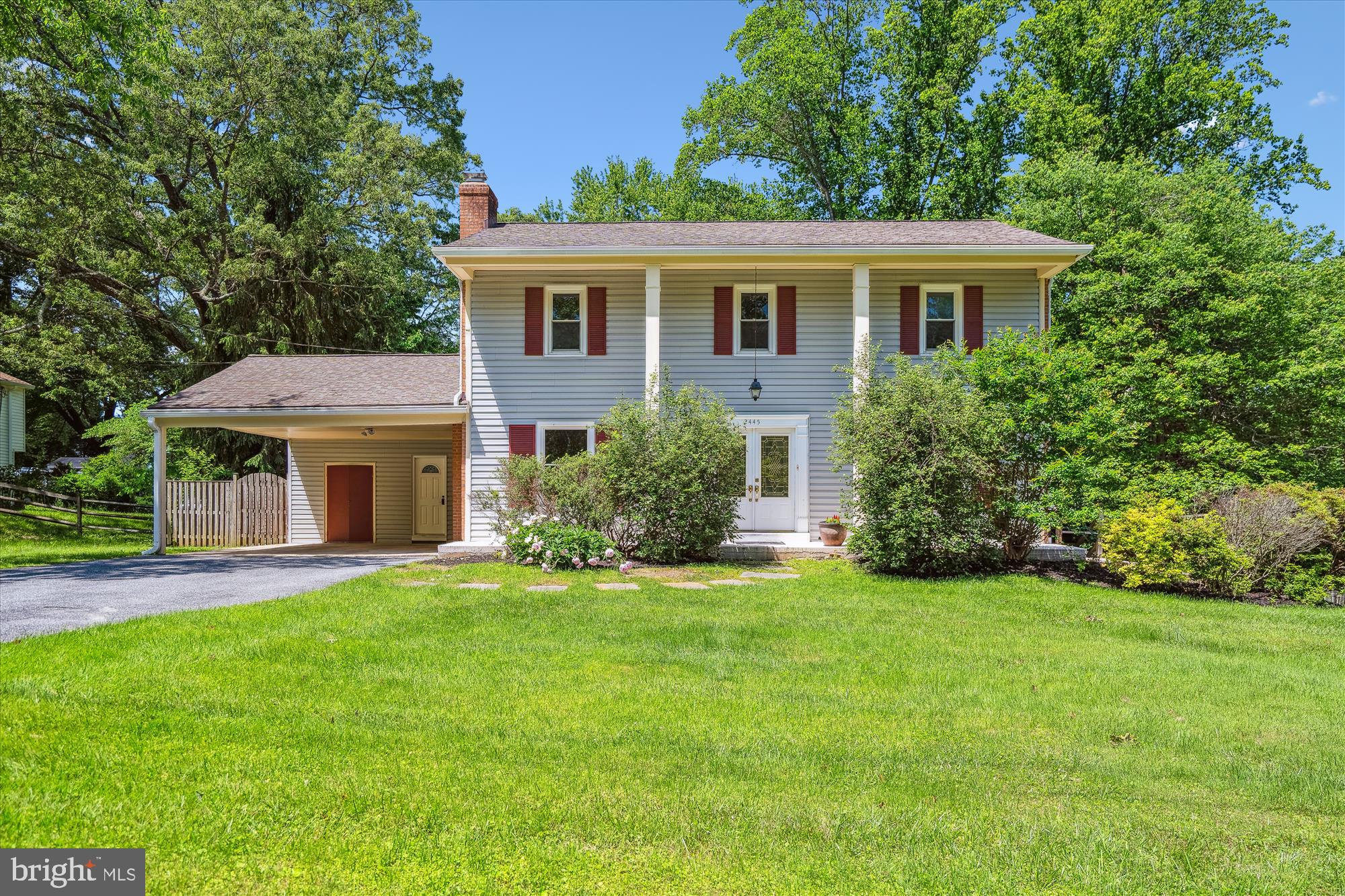 2445 Parallel Lane Silver Spring, MD 20904 - Photo 66 of 82 a view of a house with a yard and a garden