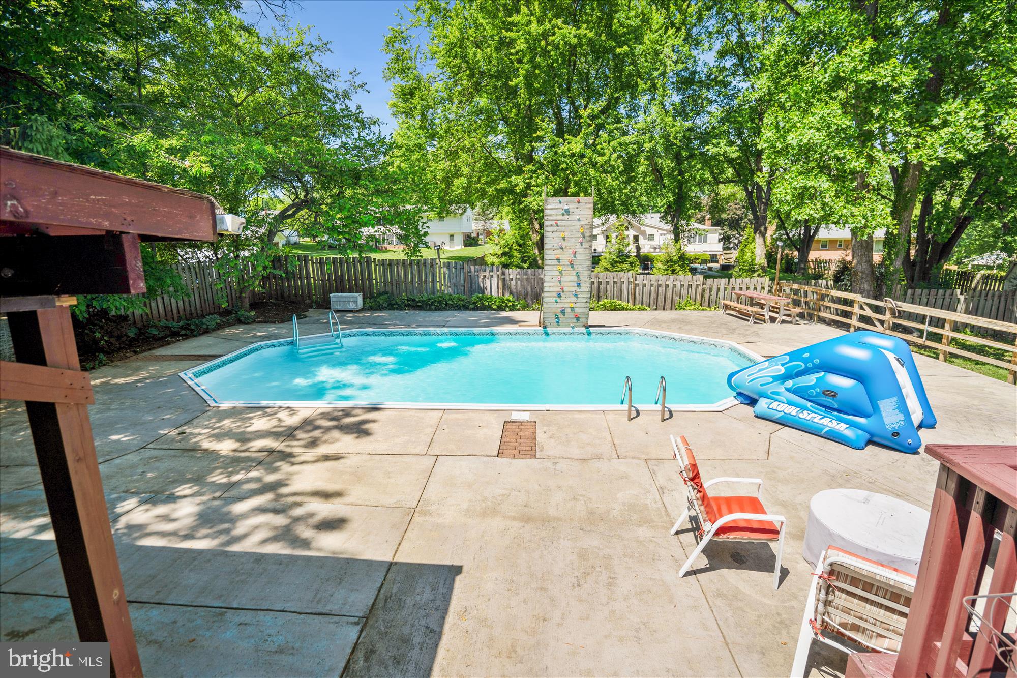 2445 Parallel Lane Silver Spring, MD 20904 - Photo 8 of 82 a view of a backyard with swimming pool