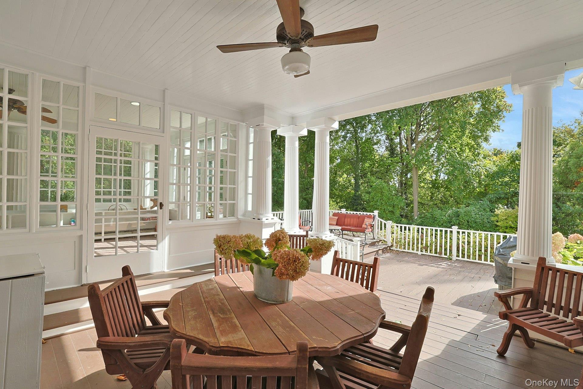 49 Overlook Circle New Rochelle, NY 10804 - Photo 15 of 47 a view of a dining room with furniture window and outside view