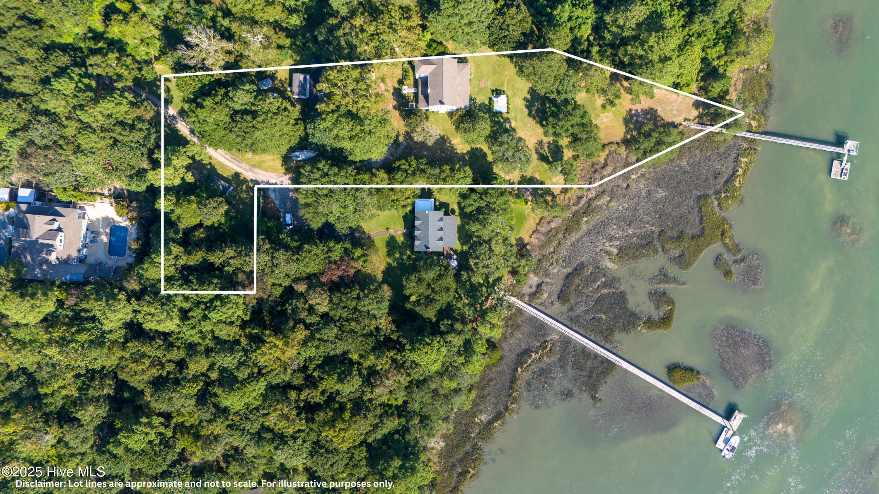 6424 Head Road Wilmington, NC 28409 - Photo 22 of 53 Lot lines - Head Rd