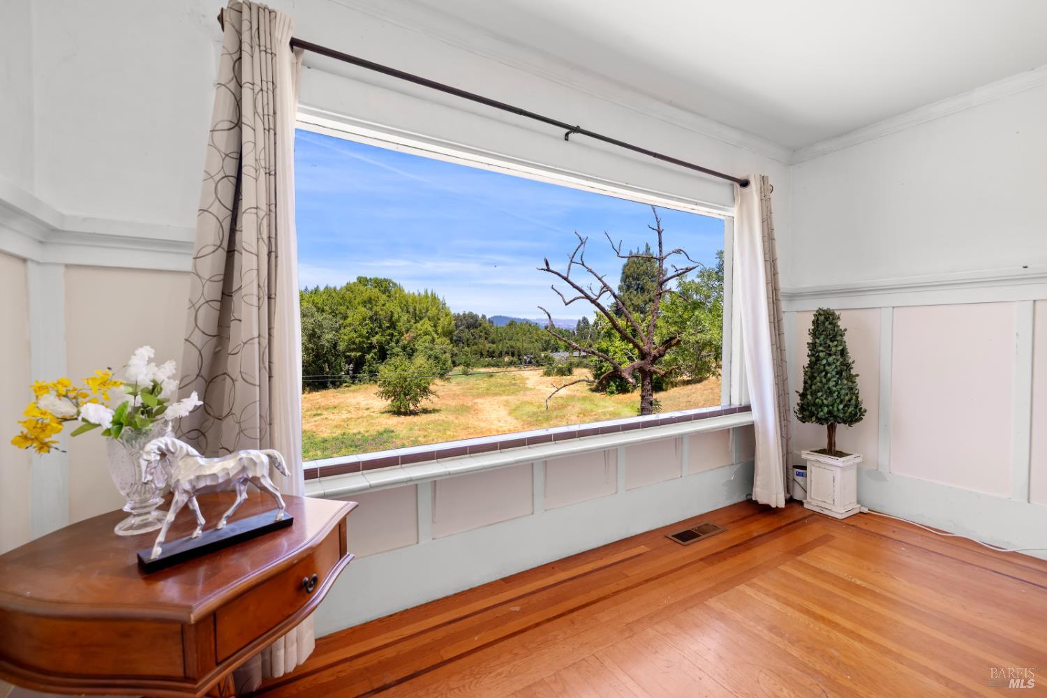 1194 Felta Road Healdsburg, CA 95448 - Photo 20 of 52 a view of room with window and flower pot