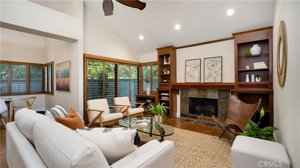 57 Pinewood Irvine, CA 92604 - Photo 11 of 39 A customized fireplace gas/wood burning