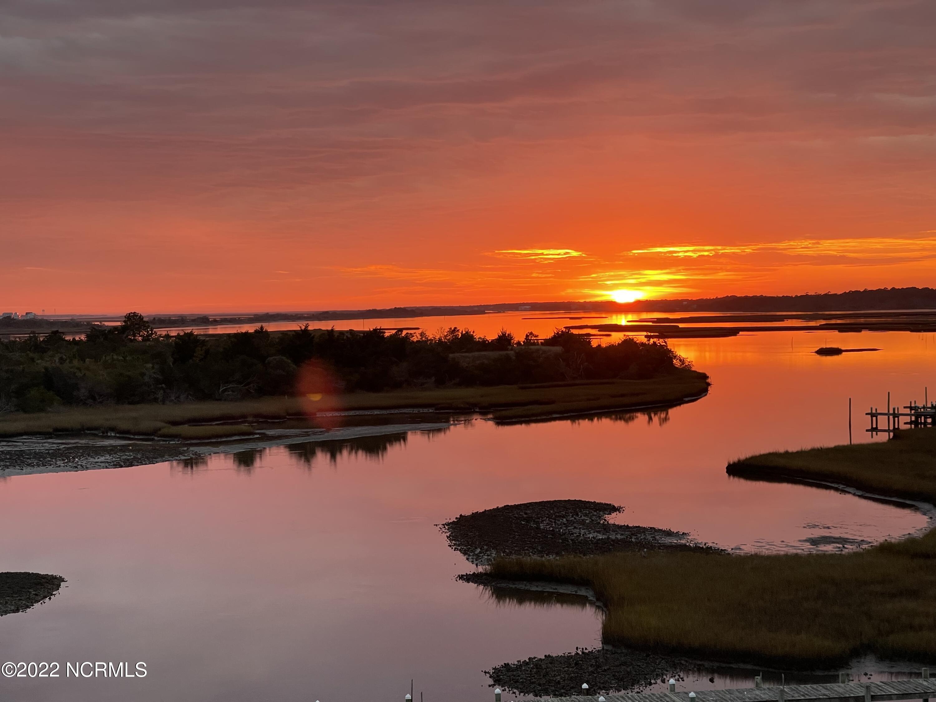 475 Atkinson Point Road Surf City, NC 28445 - Photo 40 of 41 bridge sunset