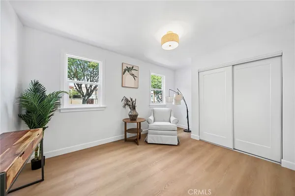 a view of livingroom with furniture and window