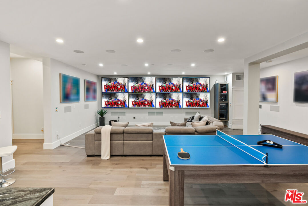 592 30th Street Manhattan Beach, CA 90266 - Photo 51 of 57 a room with furniture pool table and flat screen tv