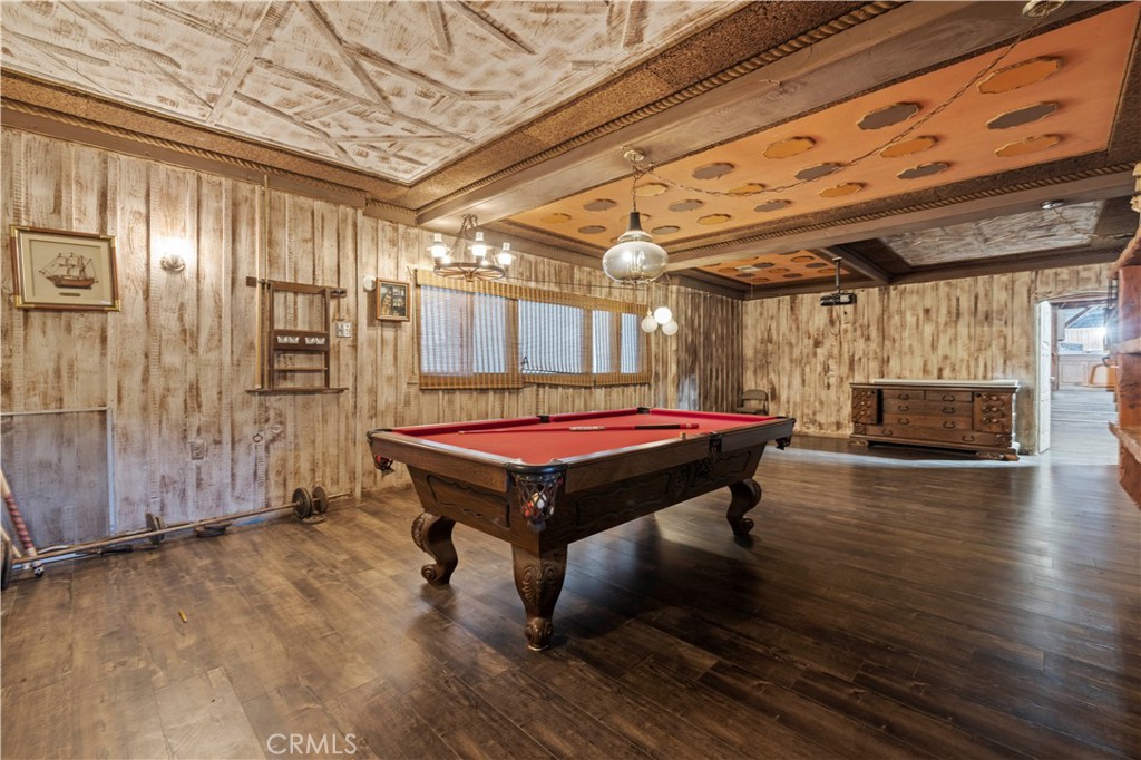 15374 Gaskell Road Rosamond, CA 93560 - Photo 45 of 74 a room with pool table and windows