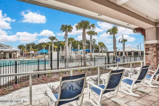 a view of a house with a patio