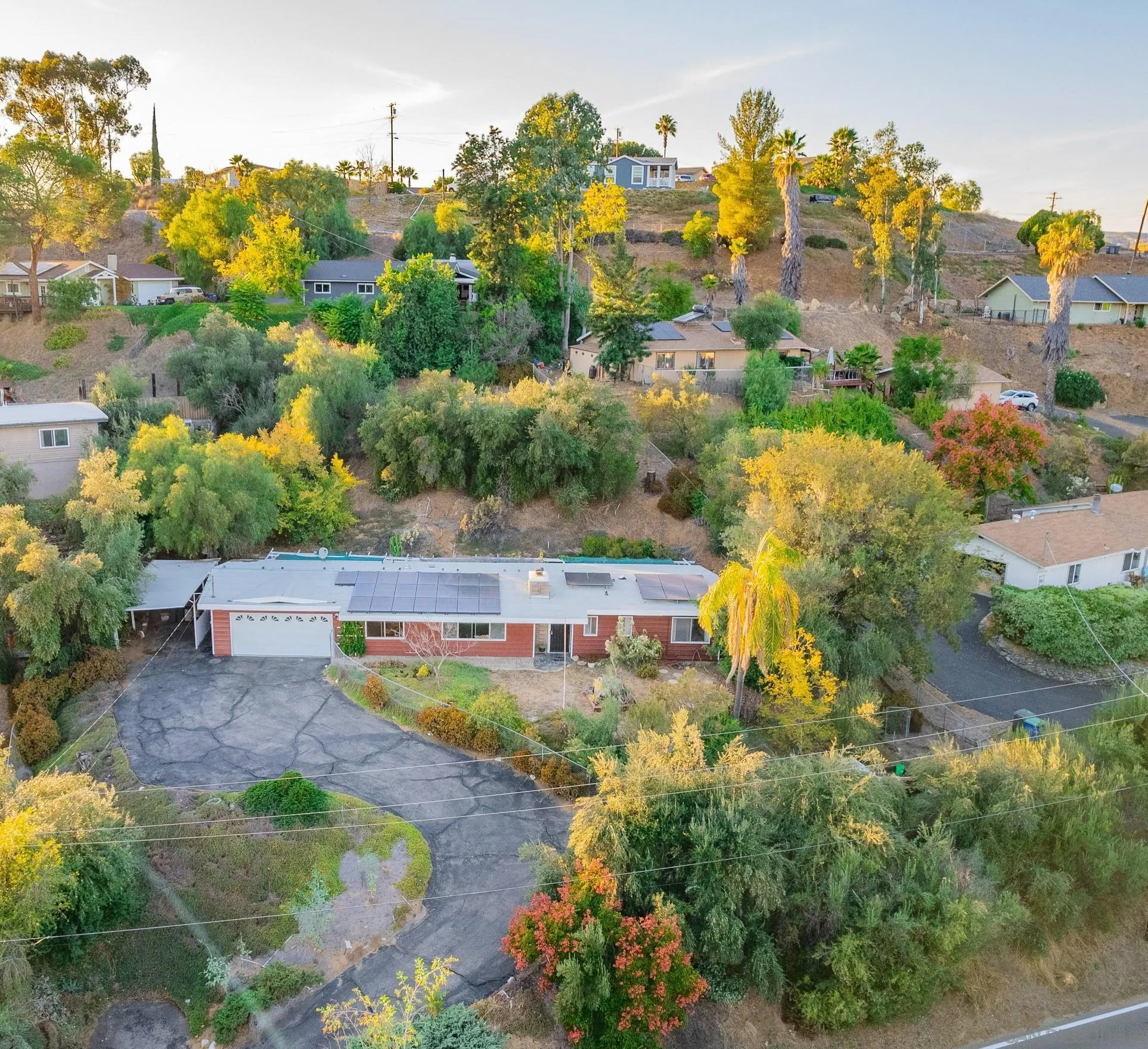 12472 Lemon Crest Drive Lakeside, CA 92040 - Photo 3 of 3 an aerial view of a house with a garden