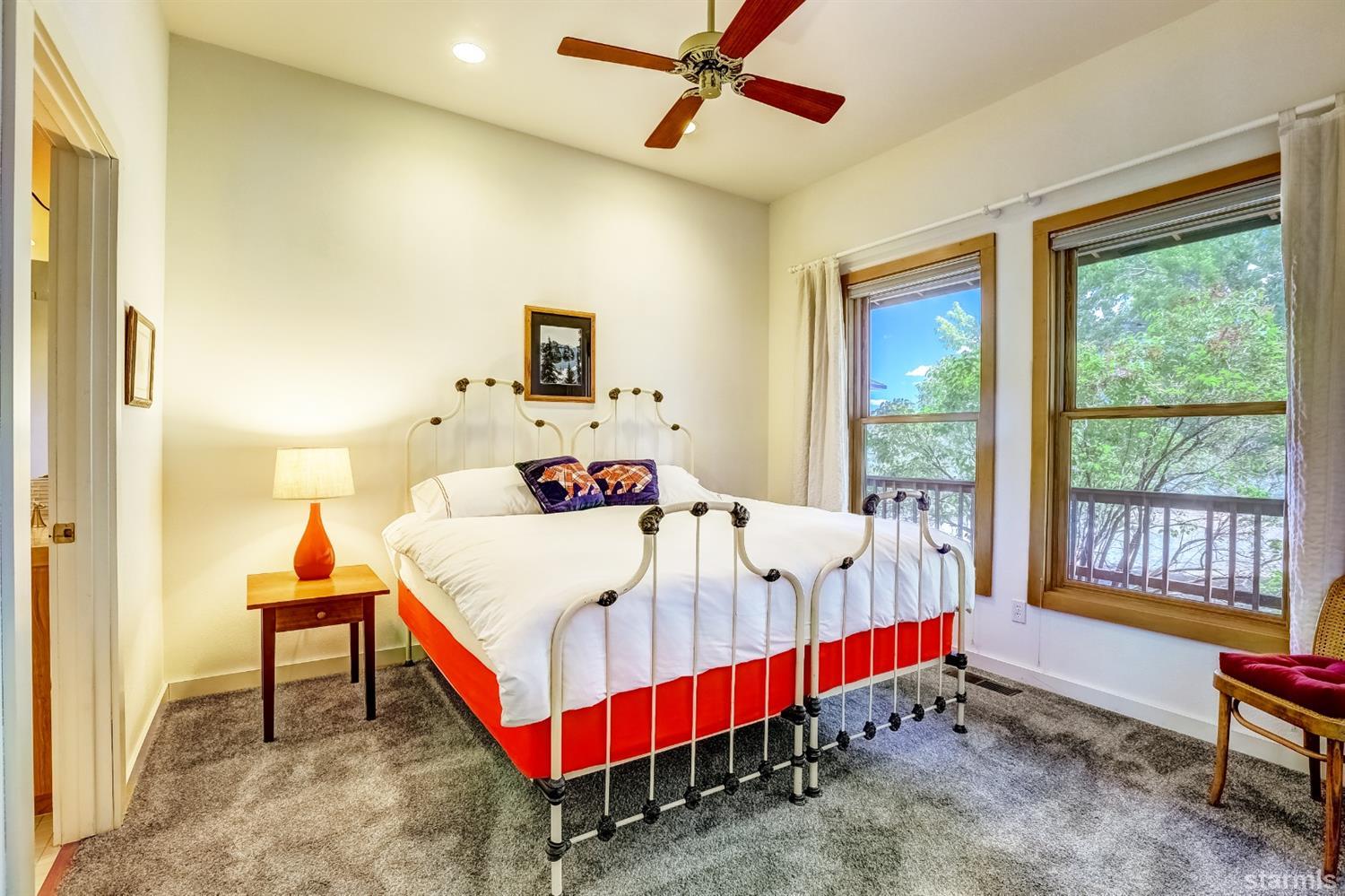 604 River Ranch Road Woodfords, CA 96120 - Photo 19 of 25 a bedroom with a bed and a window