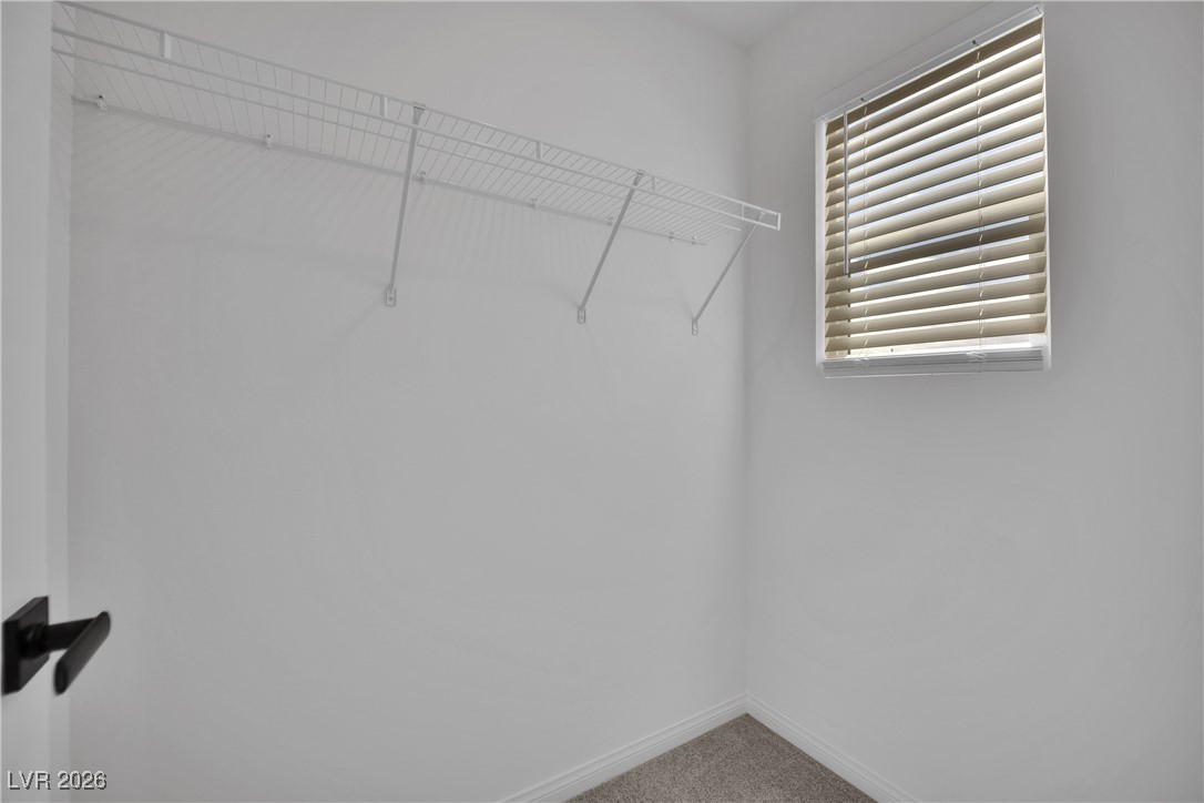 9136 Rivington Avenue Las Vegas, NV 89148 - Photo 21 of 43 Walk in closet with light carpet