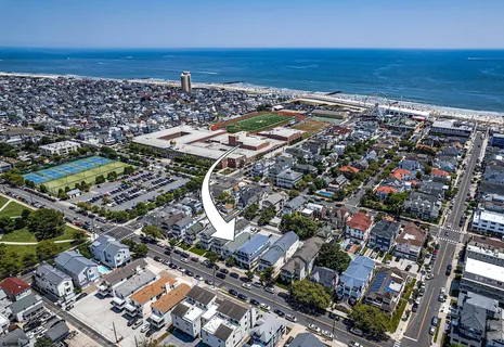 a view of city and ocean