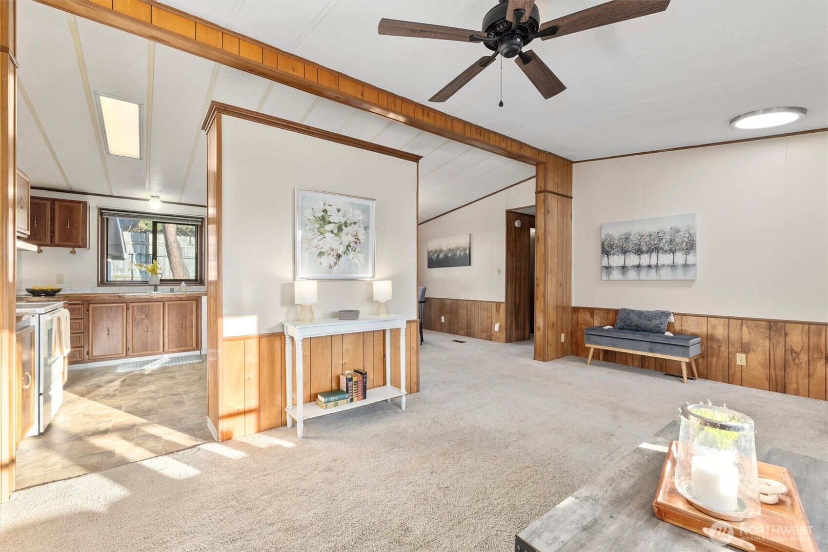24331 S Park Bothell, WA 98021 - Photo 12 of 40 a view of a livingroom with furniture and a ceiling fan