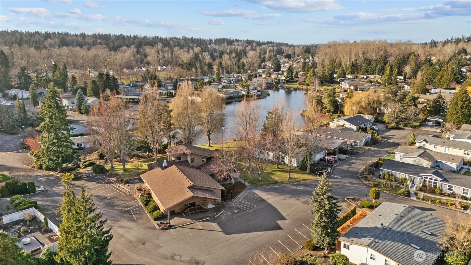 24331 S Park Bothell, WA 98021 - Photo 33 of 40 an aerial view of a city with lots of residential buildings