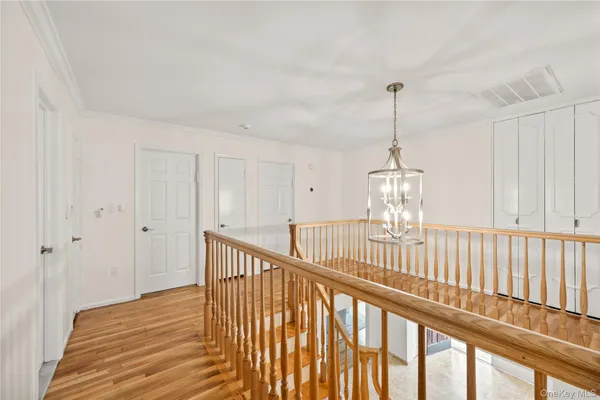 a view of a hallway with window