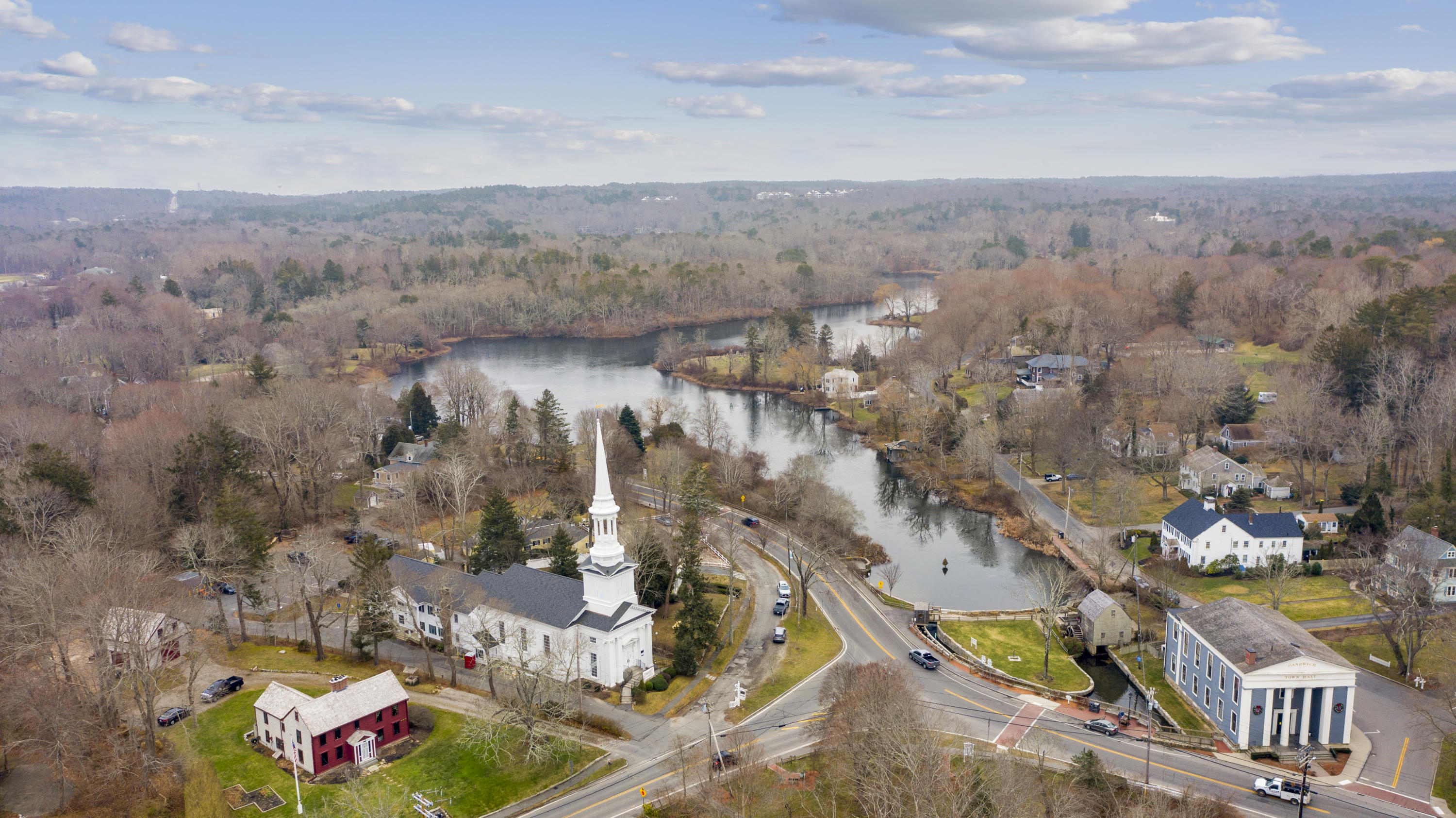 119 Tupper Road Sandwich, MA 02563 - Photo 27 of 32 an aerial view of residential house with outdoor space