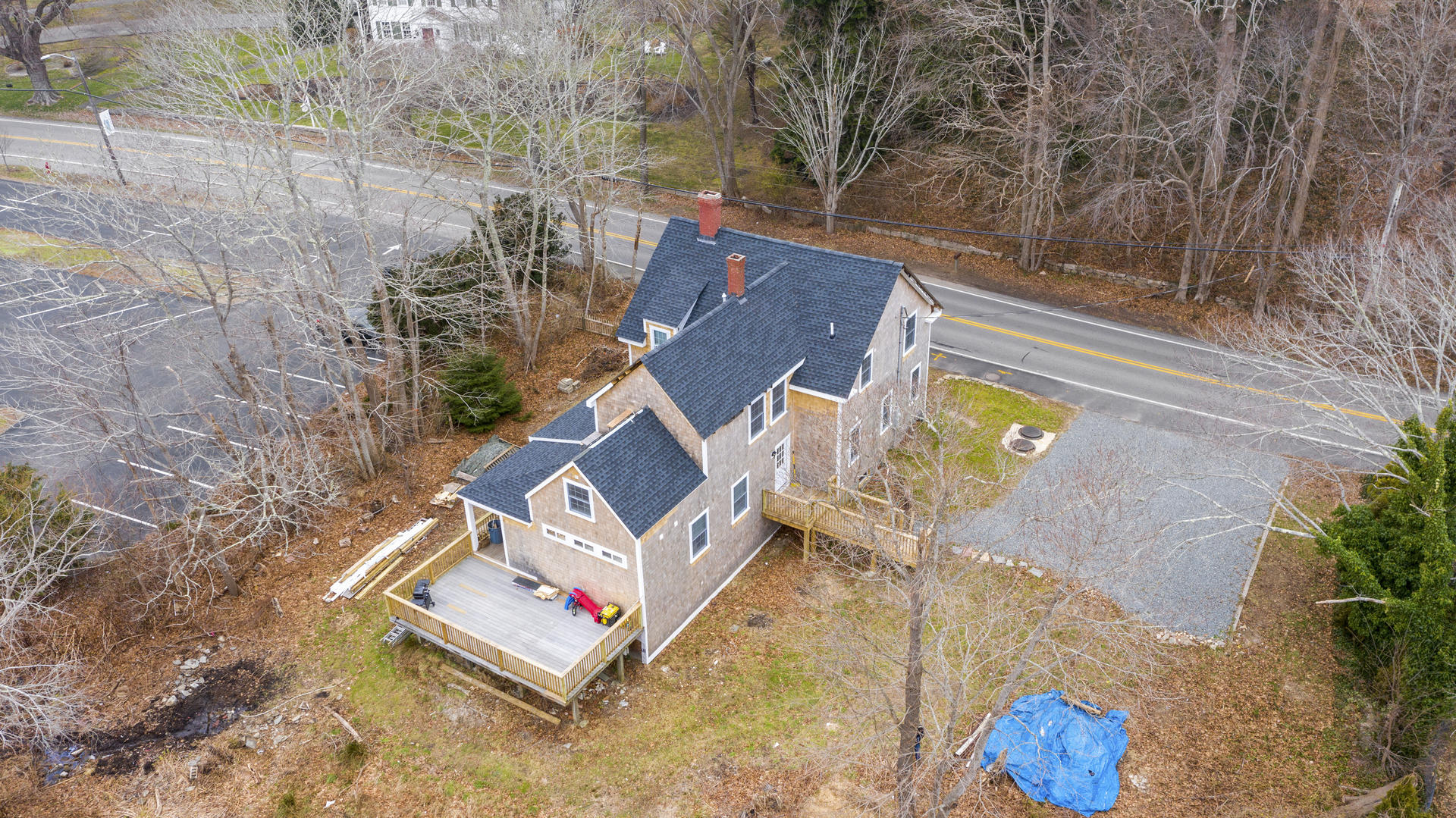 119 Tupper Road Sandwich, MA 02563 - Photo 29 of 32 a view of a house with a backyard