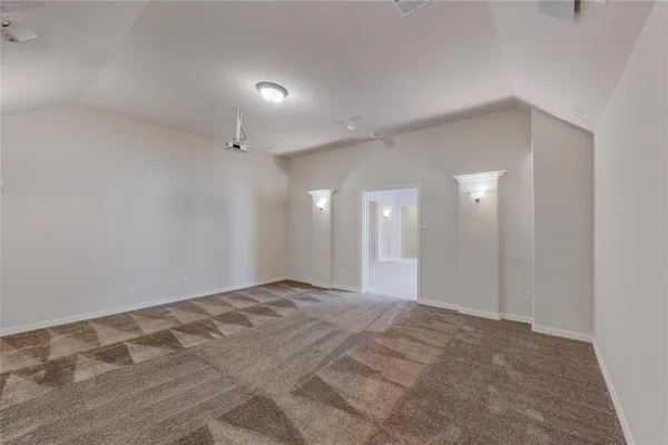 a view of an empty room