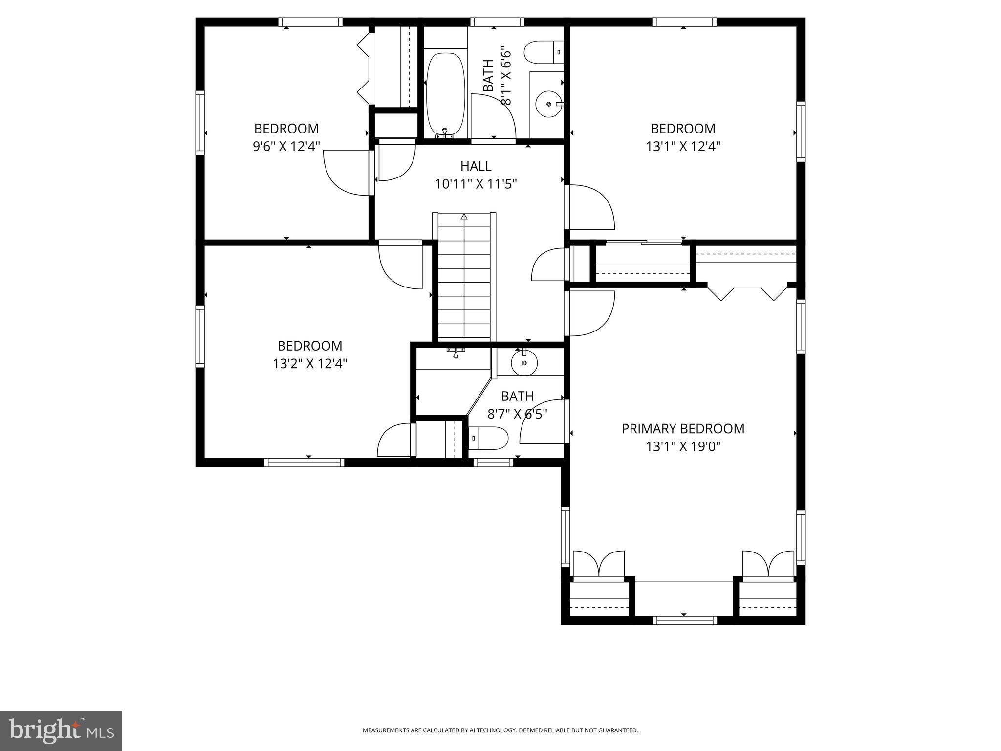 5911 Meadowood Road Baltimore, MD 21212 - Photo 50 of 52 Second floor floorplan
