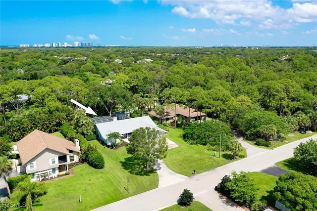 a view of an outdoor space and a yard