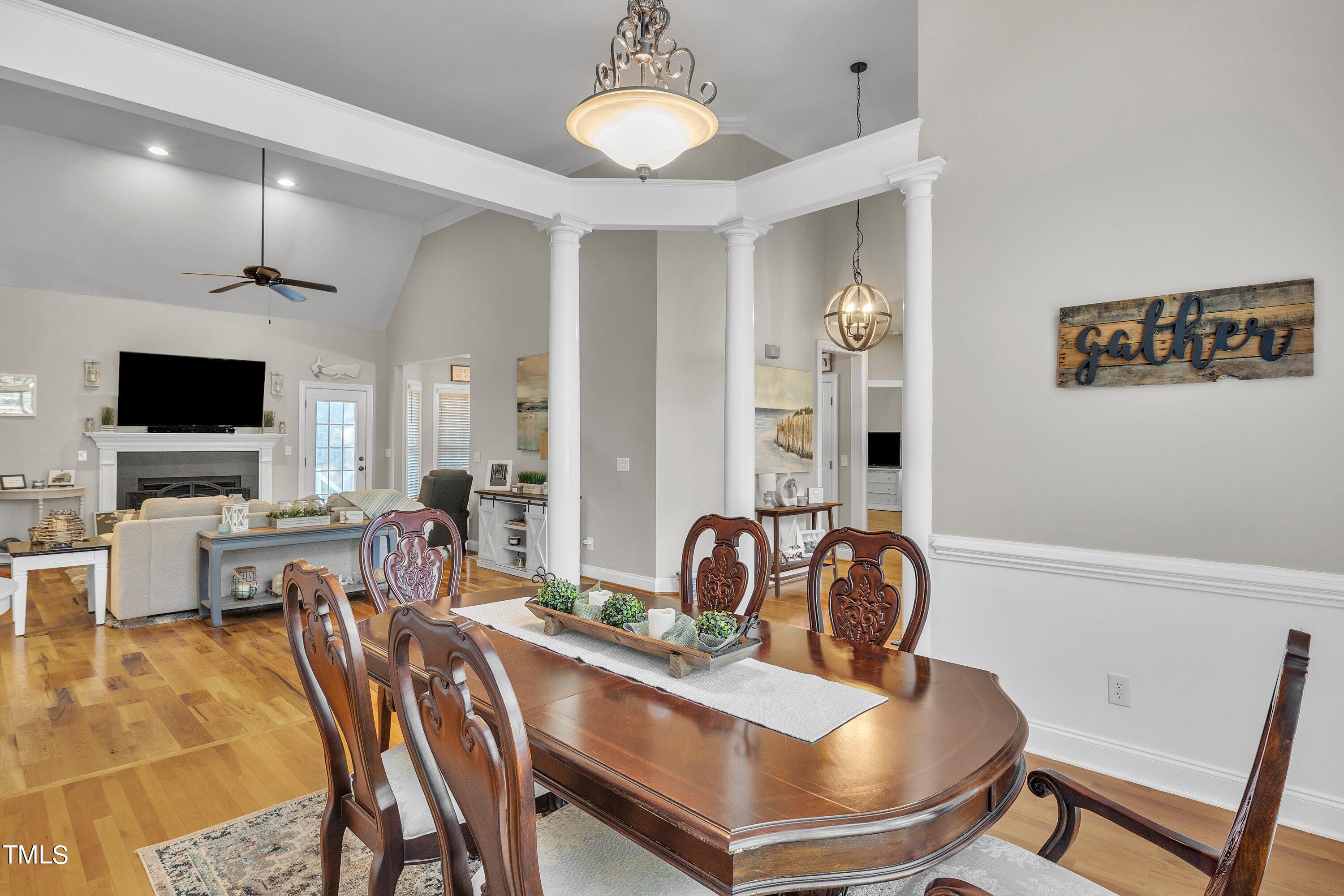 4617 Cherrybark Lane Raleigh, NC 27616 - Photo 15 of 53 a view of a dining room with furniture