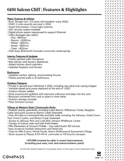 $799,000 | 6101 Salcon Cliff Drive, Austin, TX 78749