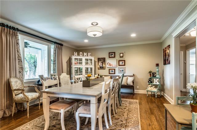 9550 Mullins Road Arrington, TN 37014 - Photo 6 of 20 Large dining area with custom refinished floors (throughout) and a view of the front fields