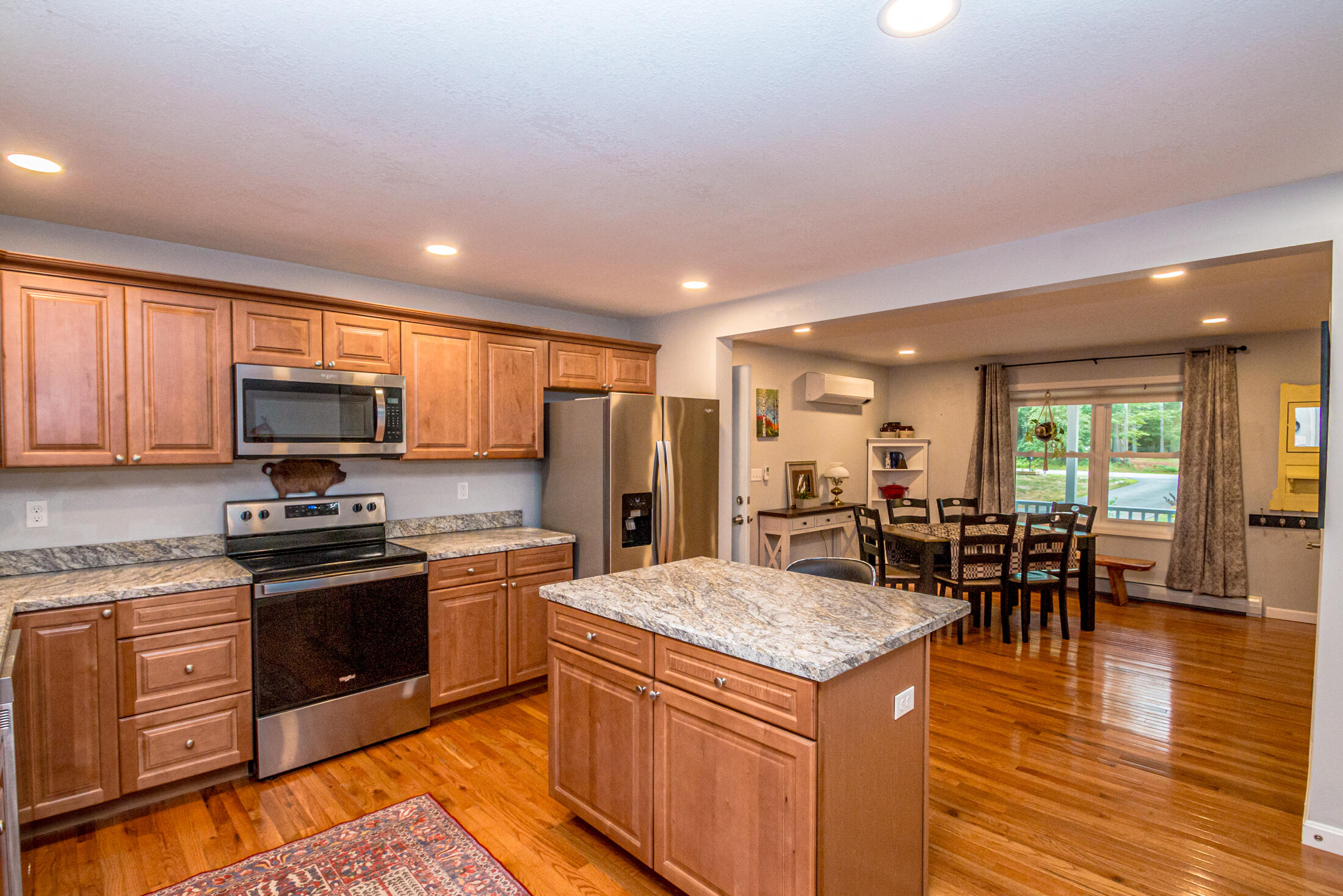 82 Christopher Street Fryeburg, ME 04037 - Photo 3 of 15 Open Concept Kitchen to Dining