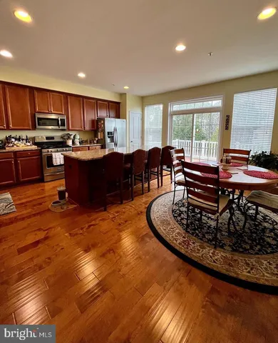 a kitchen with lots of counter top space