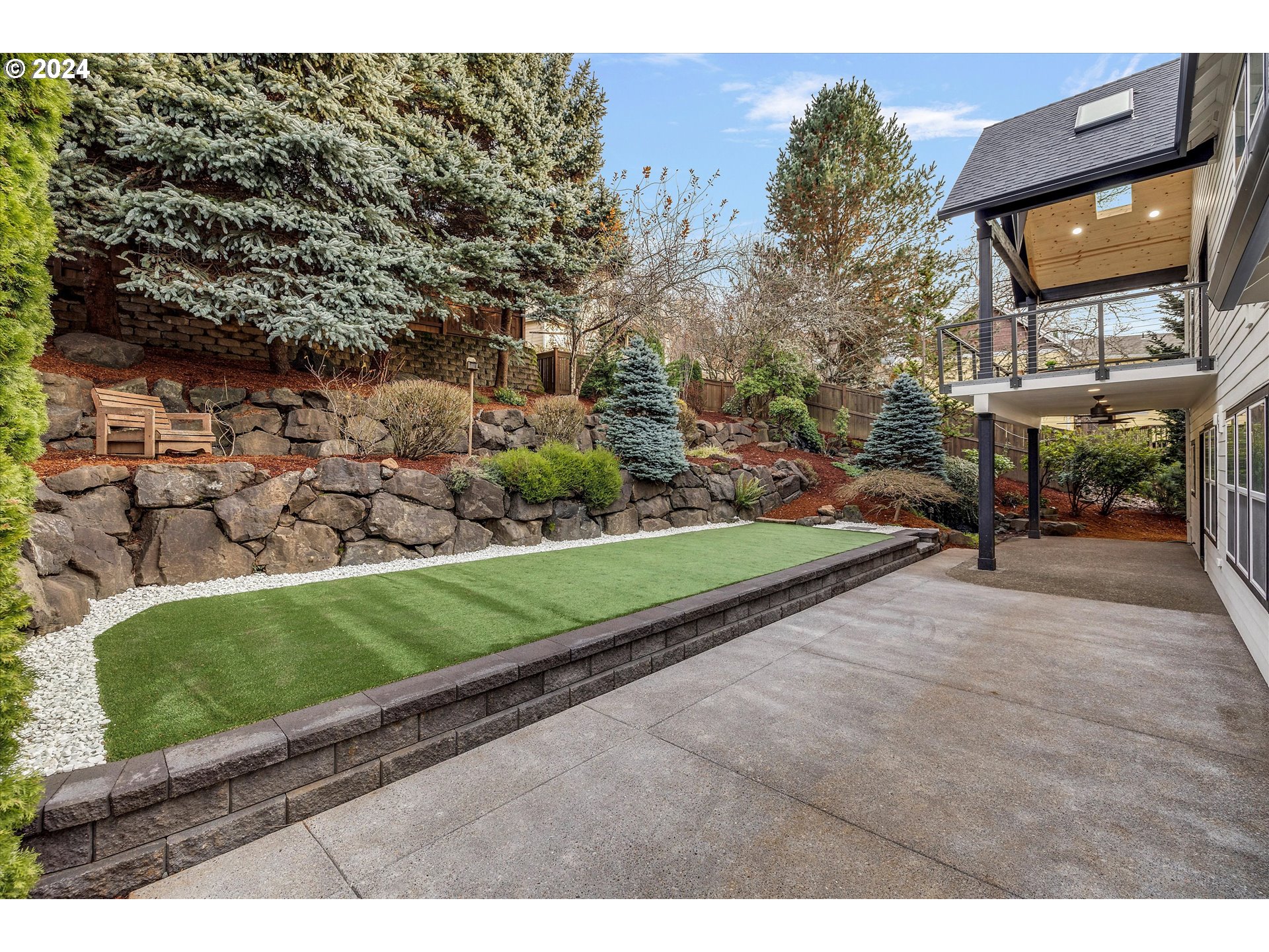 3279 Ridge Pointe Drive Forest Grove, OR 97116 - Photo 38 of 44 a view of a backyard with sitting area