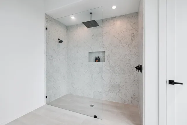 a table with a vase and a vase on it