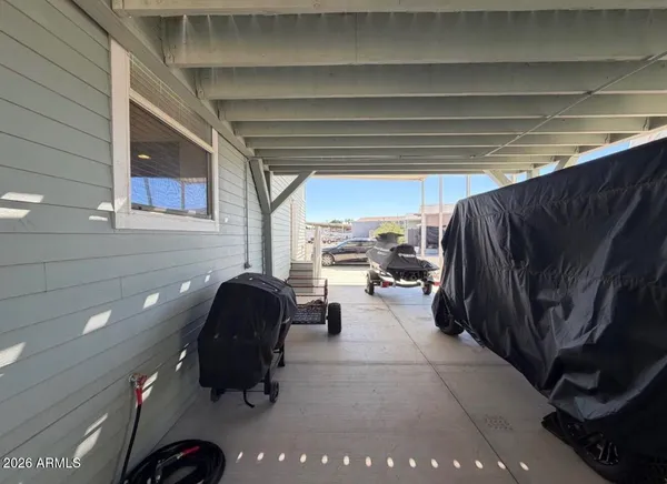 a room view with gym equipment