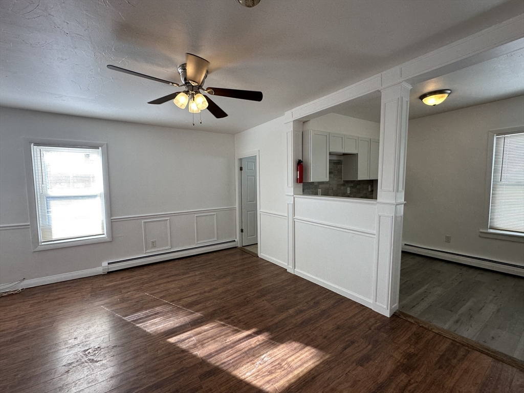 0 River & Transit Street Woonsocket, RI 02895 - Photo 33 of 33 a view of empty room with wooden floor and fan