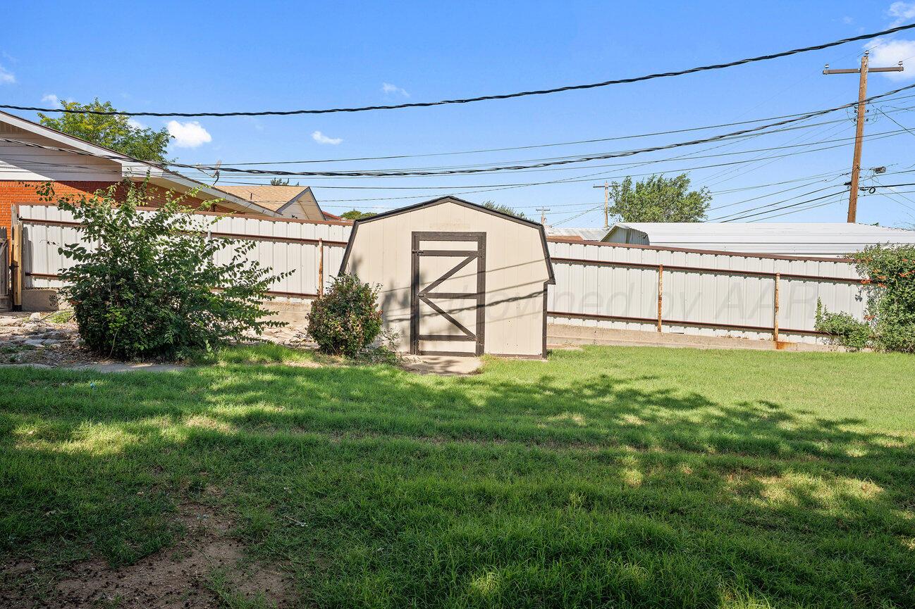 205 Houston Street Borger, TX 79007 - Photo 55 of 57 Backyard Storage