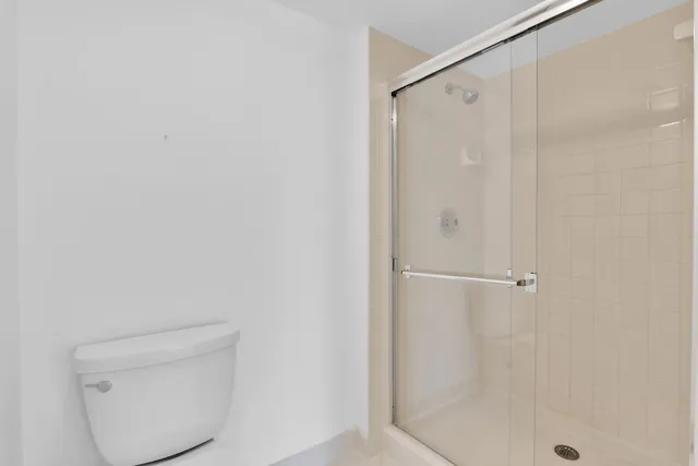 a bathroom with a sink vanity and a mirror