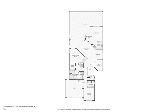 $1,499,000 | 219 Andalusia Drive, Palm Beach Gardens, FL 33418