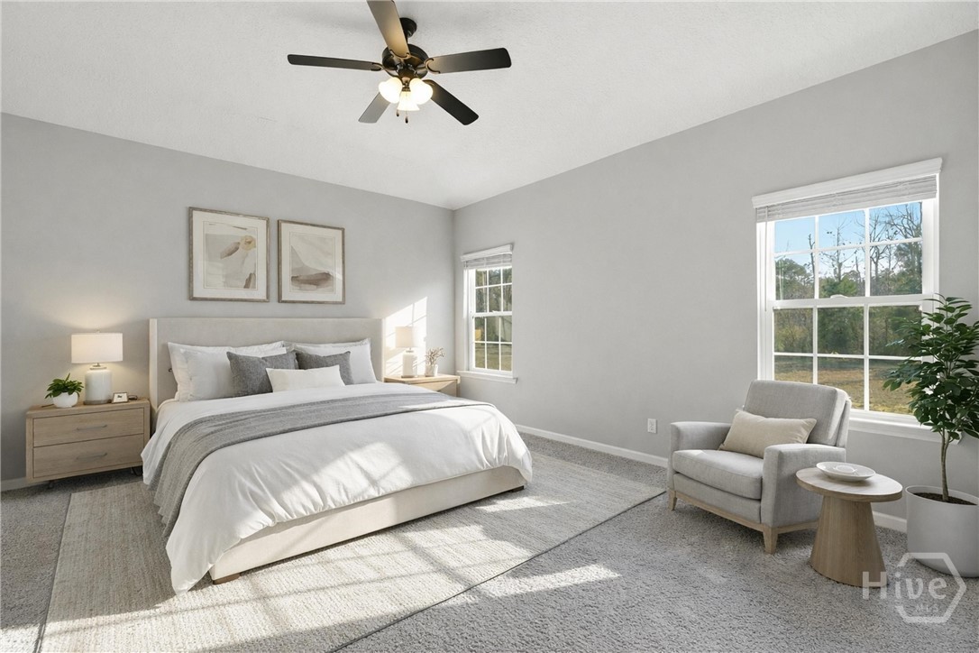 1297 Talmadge Road Allenhurst, GA 31301 - Photo 16 of 32 Master bedroom *virtually staged*