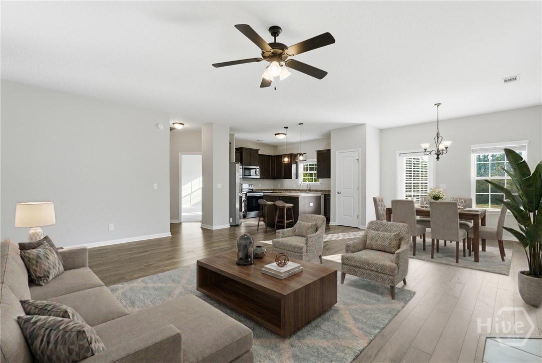 1297 Talmadge Road Allenhurst, GA 31301 - Photo 5 of 32 Living Room *Virtually staged*