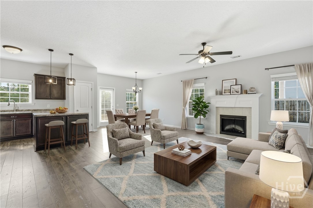 1297 Talmadge Road Allenhurst, GA 31301 - Photo 7 of 32 Virtually staged living room