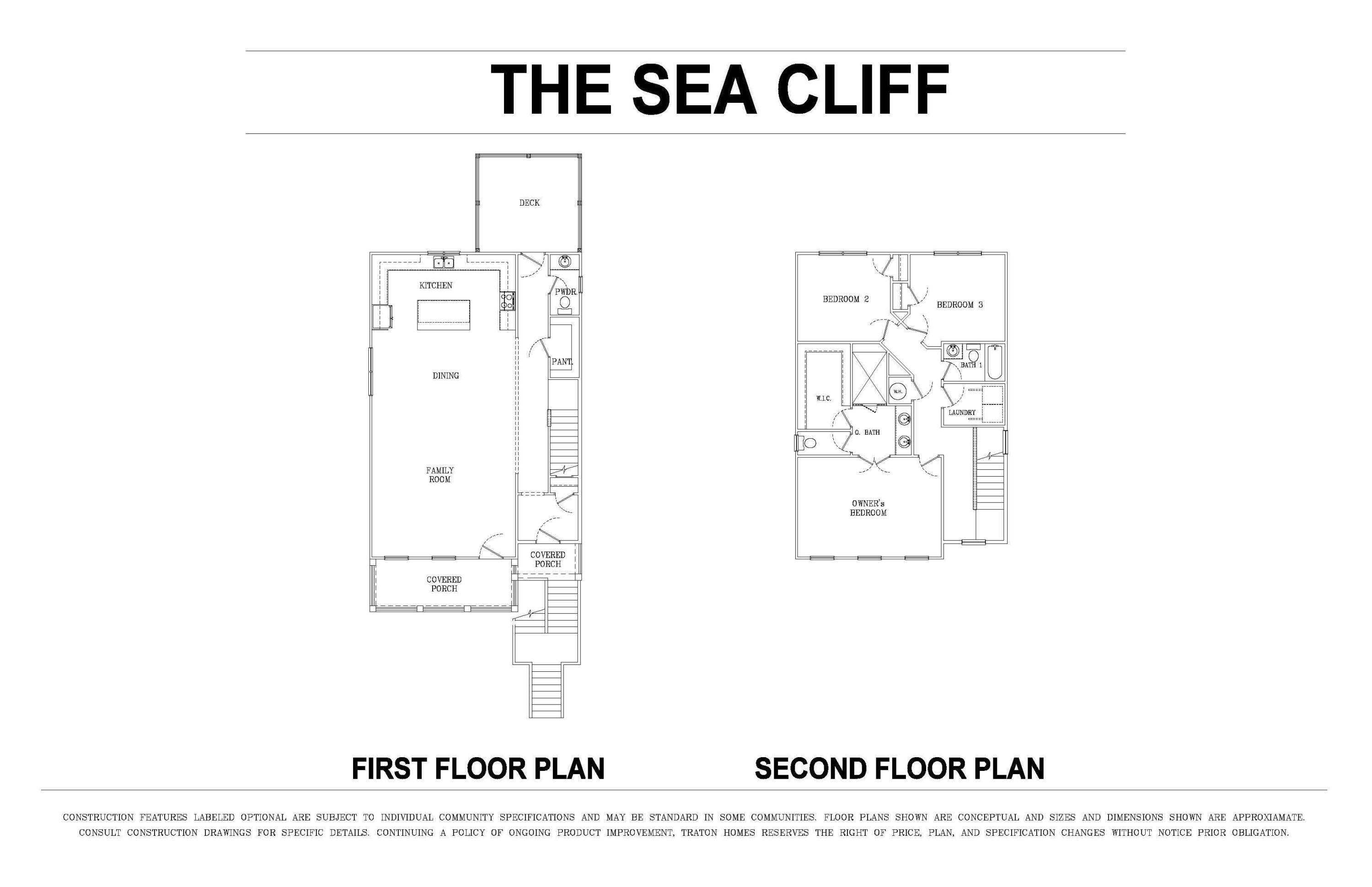 40 Mckenna Way Santa Rosa Beach, FL 32459 - Photo 61 of 61 The Seacliff Floor Plans