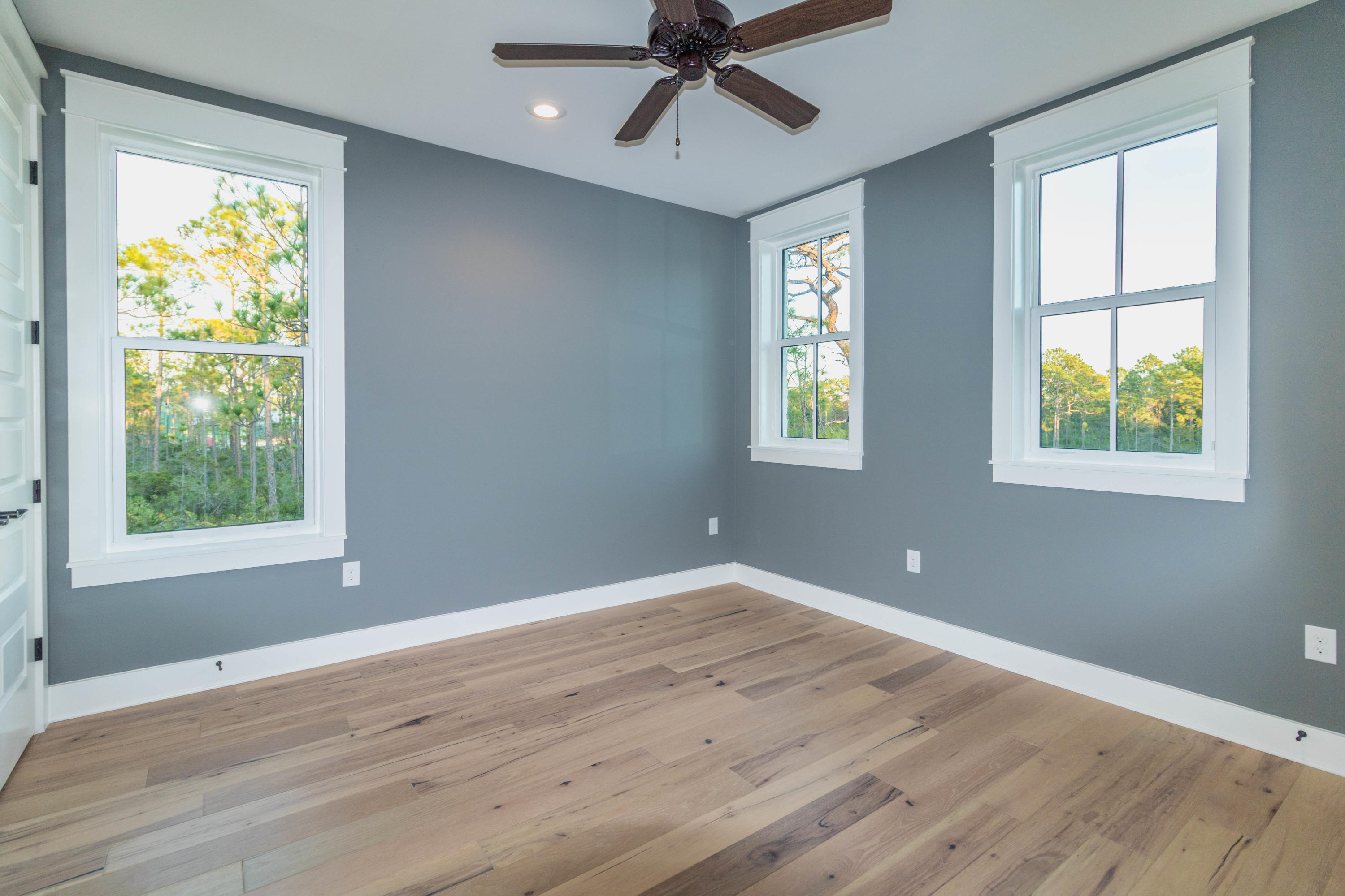 228 Ridgewalk Circle Santa Rosa Beach, FL 32459 - Photo 3 of 21 a view of an empty room with wooden floor and a window