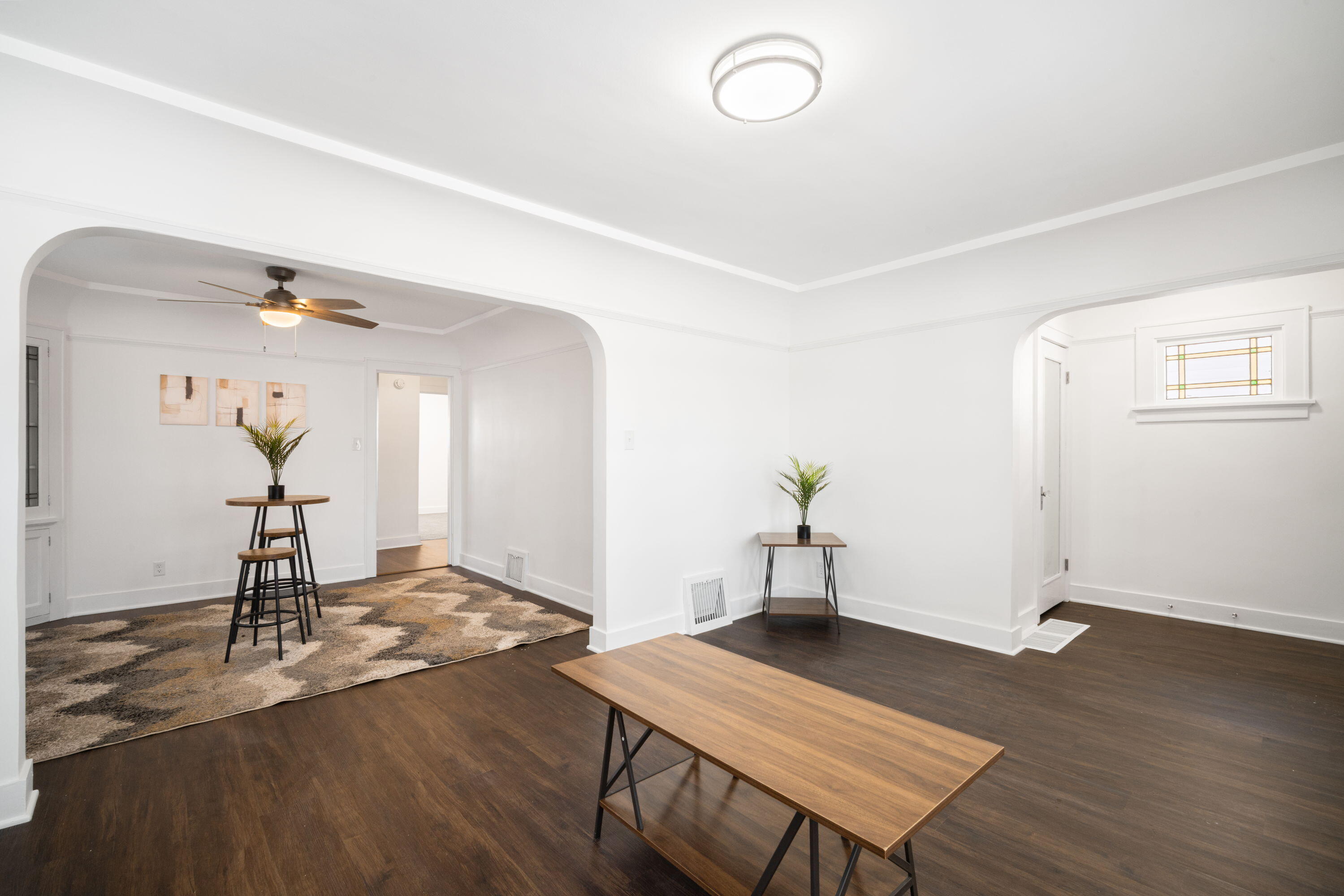 4631 North 37th Street Milwaukee, WI 53209 - Photo 4 of 16 Living Room to Dining Room