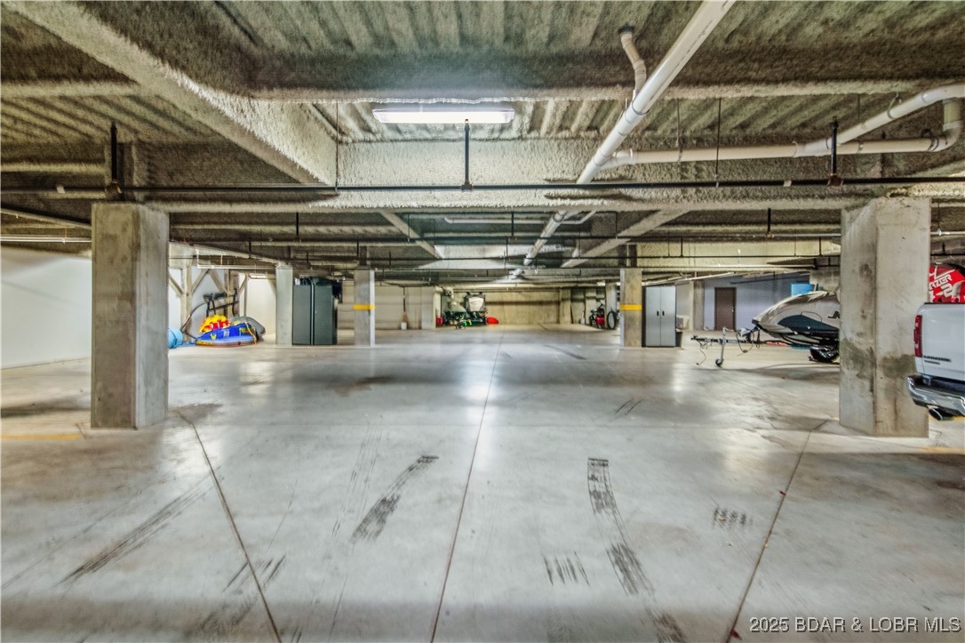 3168 Twin Rivers Point, Unit 2E Camdenton, MO 65020 - Photo 37 of 52 Underground parking garage. Take the elevator rig
