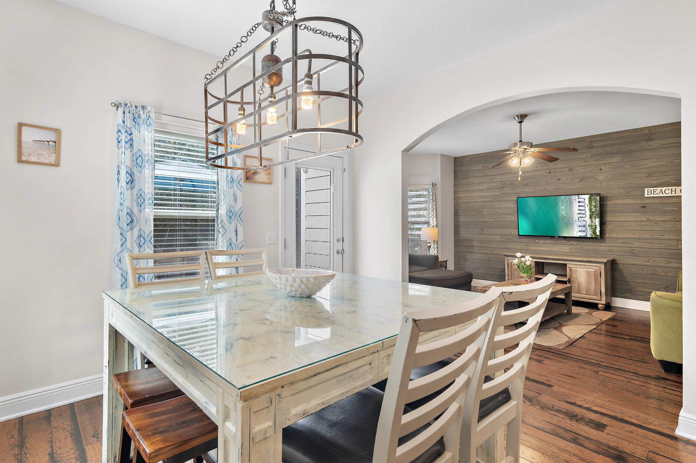 19 Charming Way Santa Rosa Beach, FL 32459 - Photo 13 of 52 a view of a dining room with furniture window and wooden floor