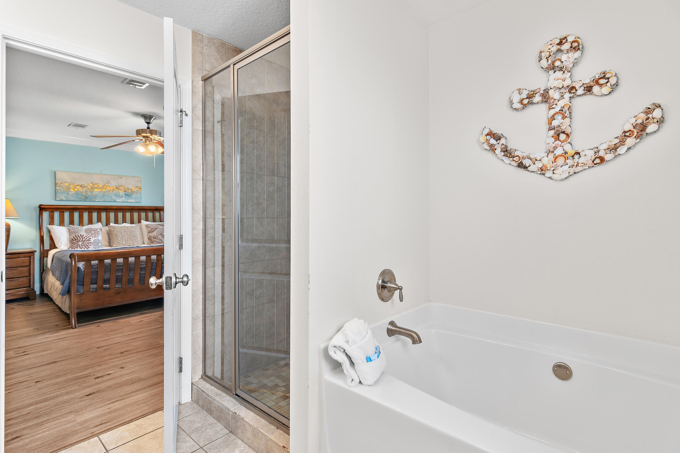 19 Charming Way Santa Rosa Beach, FL 32459 - Photo 25 of 52 a bathroom with a bathtub and a shower