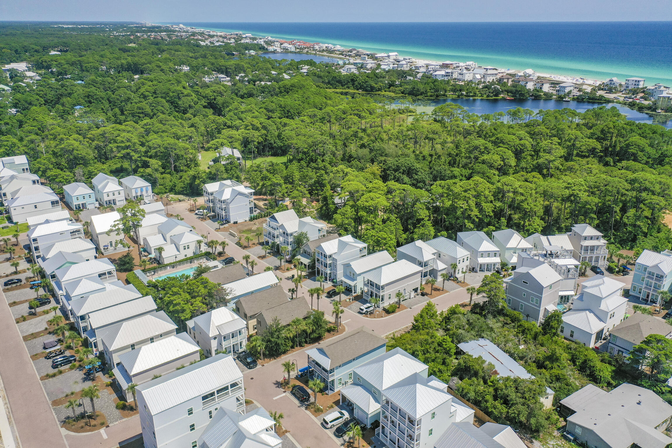 19 Charming Way Santa Rosa Beach, FL 32459 - Photo 48 of 52 an aerial view of multiple house