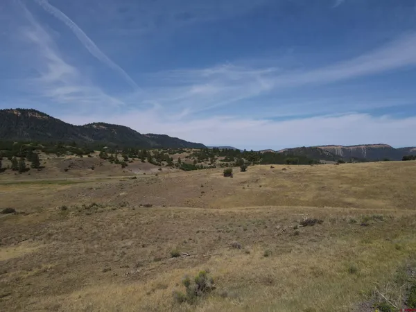 a view of lake with mountain