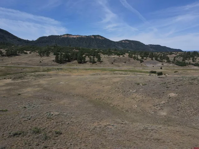 a view of mountain with outdoor space