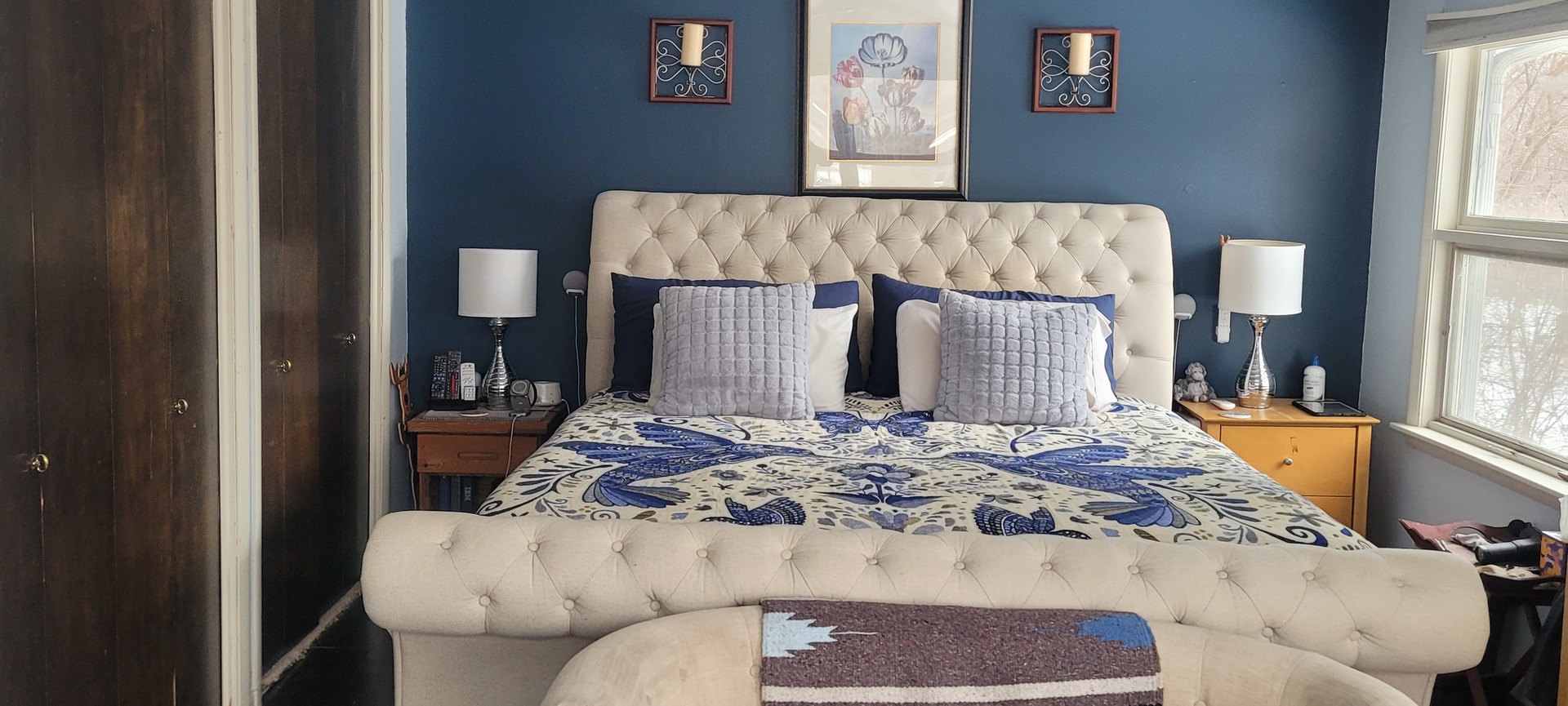 401 Woodbine Road Cary, IL 60013 - Photo 10 of 19 a bedroom with a bed and painting on the wall