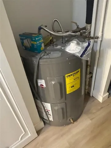 a view of water heater room