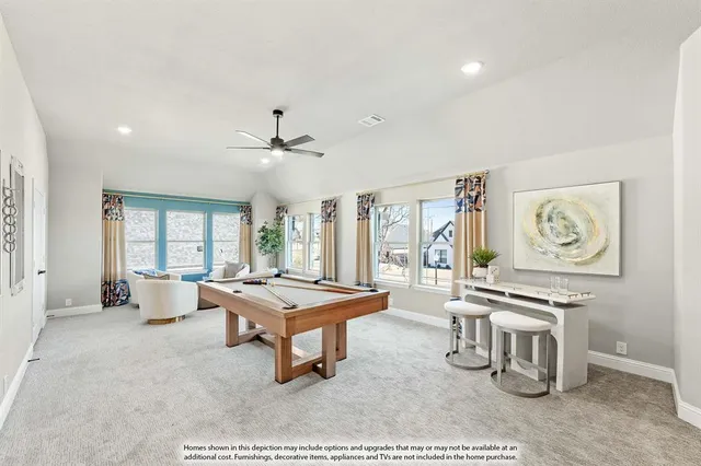 a room with gym equipment and windows